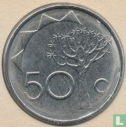 Namibië 50 cents 2008 - Afbeelding 2