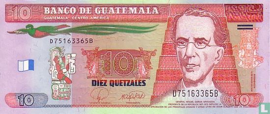 GUATEMALA 10 Quetzales - Afbeelding 1
