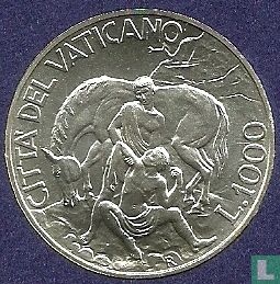 Vatikan 1000 Lire 1994"The Good Samaritan" - Bild 2