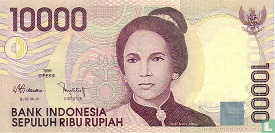 Indonesia 10,000 Rupiah 2003 - Image 1