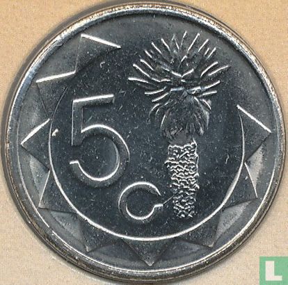 Namibië 5 cents 2002 - Afbeelding 2
