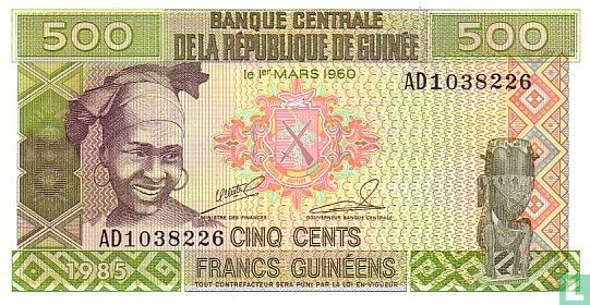 GUINEE 500 Francs guinéens - Image 1