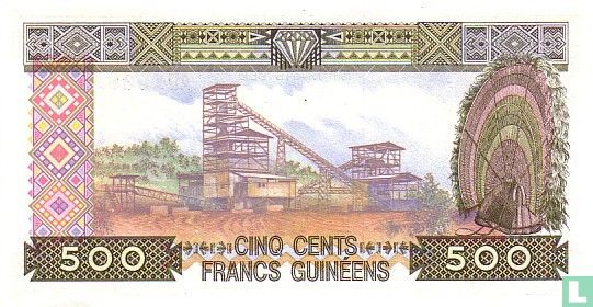Guinee 500 Francs - Afbeelding 2
