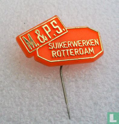 M. & P.S. Suikerwerken Rotterdam [goud op oranje]