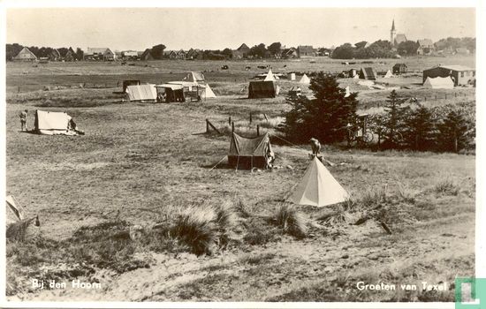 Tentenkamp "De Siep". Bij den Hoorn. Groeten van Texel