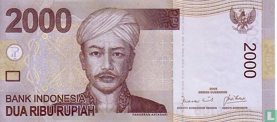 Indonesia 2000 Rupiah  - Image 1