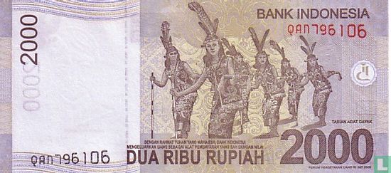 Indonesia 2000 Rupiah  - Image 2