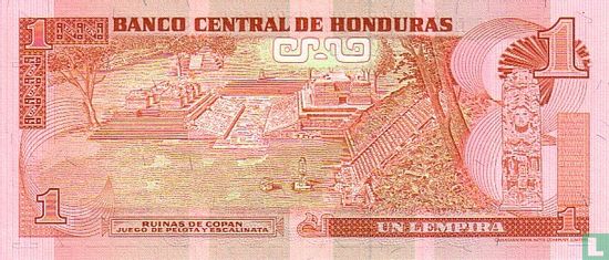 Honduras 1 Lempira 1984 - Image 2