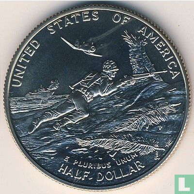 United States ½ dollar 1993 "50th anniversary of World War II" - Image 2