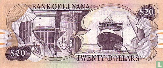 Guyana 20 Dollar - Bild 2