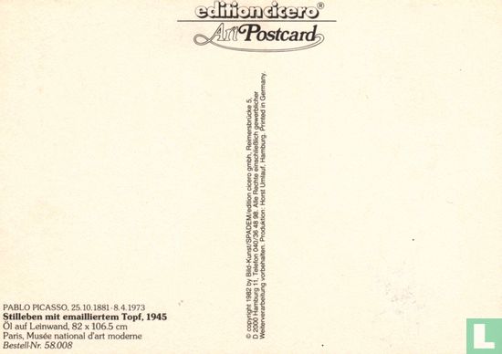Stilleben mit emailierten Topf, 1945 - Bild 2