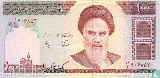 Iran 1.000 Rials ND (1992-) P143a - Bild 1