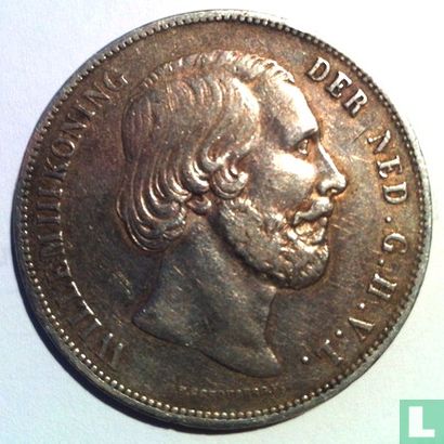 Niederlande 2½ Gulden 1859 - Bild 2