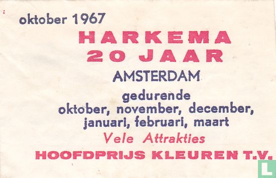 Harkema 20 jaar - Image 1