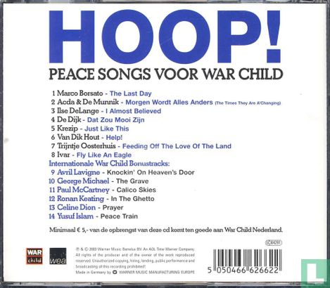 Hoop! Peace songs voor War Child - Afbeelding 2