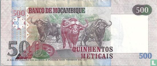 MOZAMBIQUE  500 Meticais - Image 2