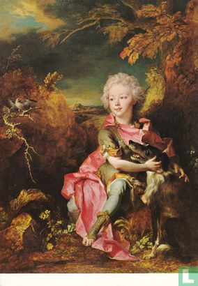 Portrait of a boy with his dog - Afbeelding 1