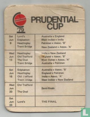 '79 Prudential cup - Bild 2