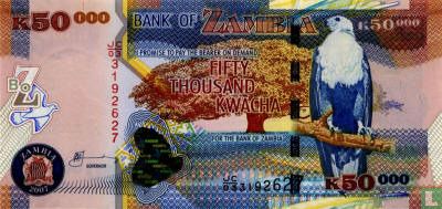 Sambia 50.000 Kwacha 2008 - Bild 1