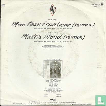 More Than I Can Bear (Remix) - Bild 2