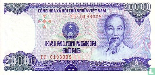 Vietnam 20 000 Dong - Afbeelding 1