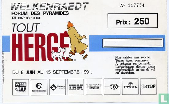 Tout Hergé 1991