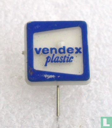 Vendex plastic [blauw op wit]