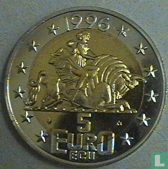 Nederland 5 euro-ecu 1996 "Beatrix" - Afbeelding 1