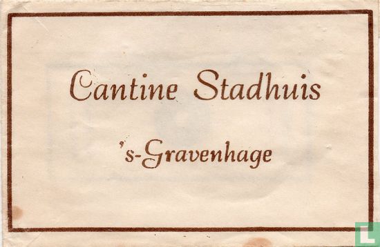Cantine Stadhuis 's-Gravenhage - Image 1
