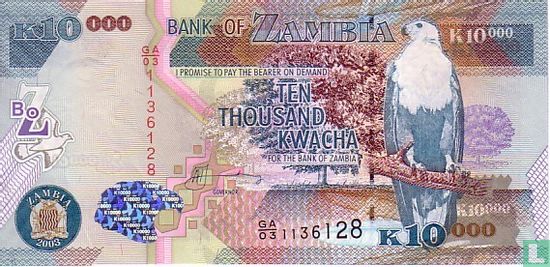 Zambia 10.000 Kwacha 2003 - Afbeelding 1