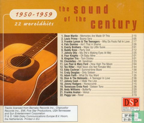 The Sound of the Century 1950-1959 - Bild 2
