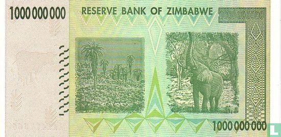 Simbabwe 1 Billion Dollars 2008 - Bild 2