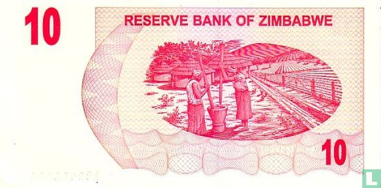 Zimbabwe 10 Dollars 2006 - Image 2