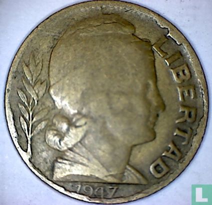 Argentinië 10 centavos 1947 - Afbeelding 1
