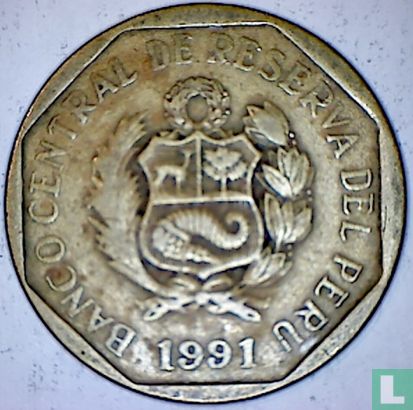 Pérou 20 céntimos 1991 - Image 1