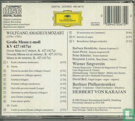 Mozart Grosse Messe - Afbeelding 2