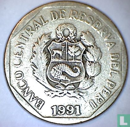 Pérou 50 céntimos 1991 - Image 1