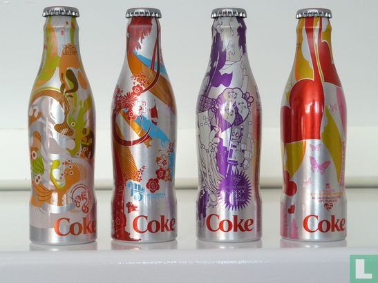 Coca-Cola 5 continenten aluminium fles