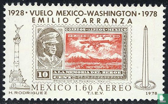 50-jarig jubileum vlucht van Mexico naar Washington door Emilio Carranza