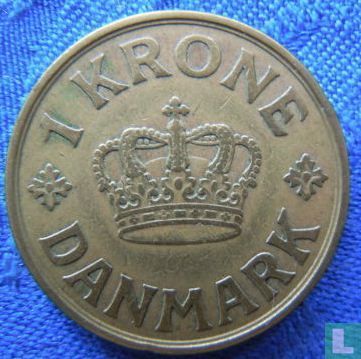 Denmark 1 krone 1938 - Image 2