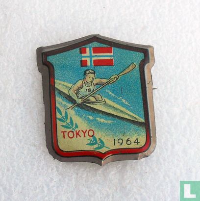 Tokyo 1964 (kanovaren - Noorse vlag) [lila rand]