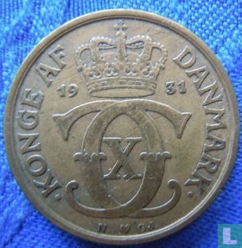 Danemark 1 krone 1931 - Image 1