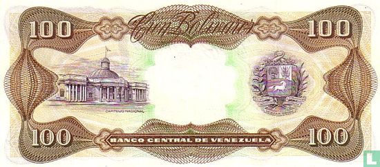 Venezuela 100 Bolívares 1998 (P66f) - Afbeelding 2