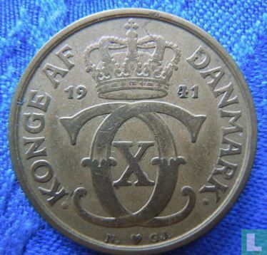 Danemark 1 krone 1941 - Image 1