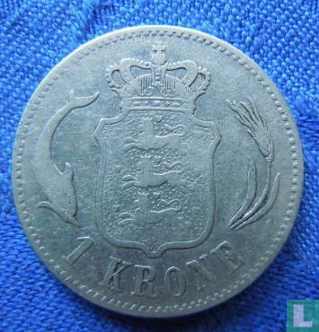 Denmark 1 krone 1876 - Image 2