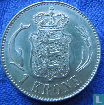 Denmark 1 krone 1916 - Image 2
