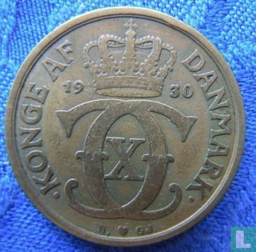 Danemark 1 krone 1930 - Image 1