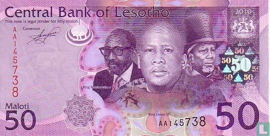 Lesotho 50 Maloti - Image 1