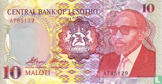Lesotho 10 Maloti - Afbeelding 1