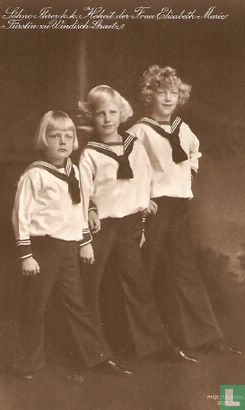 Elisabeth zu Windisch-Graetz's three sons